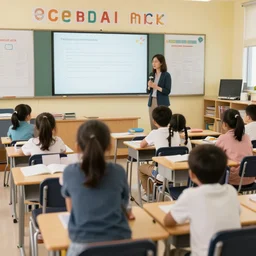 in the special ed classroom