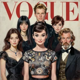 mage, vogue, elle, korean, audrey hepburn, greg rutkowski, john singer sargent, anime, trending on artstation, oil painting, intricate, crop top