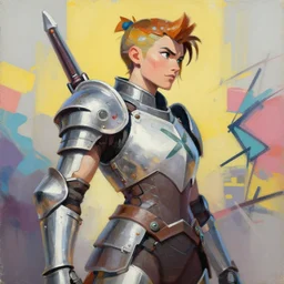 greg manchess portrait painting of partially armored x - 2 3 laura kinney as overwatch character, medium shot, asymmetrical, profile picture, organic painting, sunny day, matte painting, bold shapes, hard edges, street art, trending on artstation, by huang guangjian and gil elvgren and sachin teng