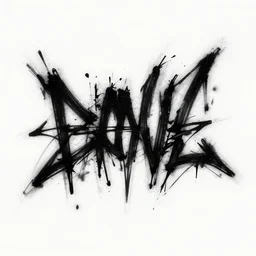 really cool sketchy logo, edgy aesthetic, trending on artstation