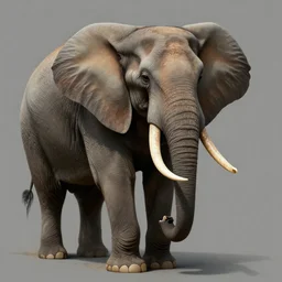 an elephant that's dysfunctional, elegant, sharp focus, illustration, highly detailed, digital painting, concept art, matte, art by wlop and artgerm and ivan shishkin and andrey shishkin, masterpiece
