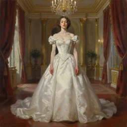 Clothed,worksafe.at CGSociety by WLOP,ilya kuvshinov,krenz cushart,Greg Rutkowski,trending on artstation.Luxury palace.Oil painting.Cinematic dramatic atmosphere,sharp focus,soft volumetric studio lighting.