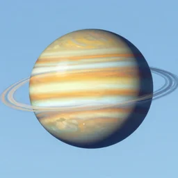 jupiter, concept art, illustrated, highly detailed, high quality, bright colors, optimistic,