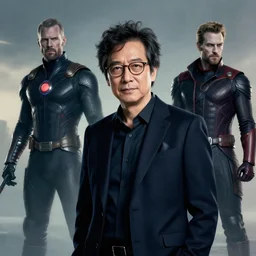 studio portrait of ai professor, avantgarde photo portrait of ai artist by yuko shimizu, epic movie still frame of mr sinister, mcu nathaniel essex mr sinister by rembrandt