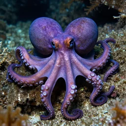 purple monkey octopus