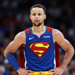 Stephen curry as superman
