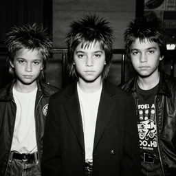 night flash portrait photography of punk kids on the lower east side by diane arbus, colorful!!, nighttime!, raining!