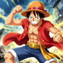 luffy in world war