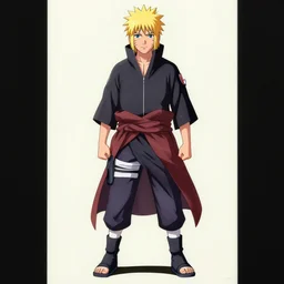 stunning full body character design by masashi kishimoto, hyper-detailed masterpiece