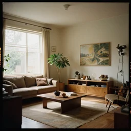 kodak portra 4 0 0, photographic and realistic 7 0's interior house, photorealistic, octane render, hyper detailed, 8 k, movie still, artstation, unreal engine