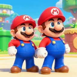super Mario with Audrey 2