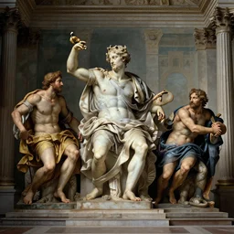 the school of athens in cyberpunk style, iconic paiting, concept art, art, hyper detailed, intricate, 8 k, illustration