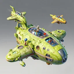 vegetable shaped spaceships, extremely detailed, sharp focus, wide view, full body shot, smooth, digital illustration, by james jean, by rossdraws, frank franzzeta, mcbess, sakimichan