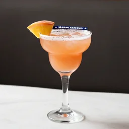 michelin star photography of a peach nascar cocktail, courtesy mbari,