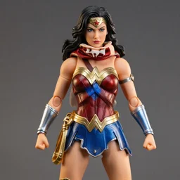 wonder woman action figure, figurine, hot toys style, detailed product photo, anatomically correct