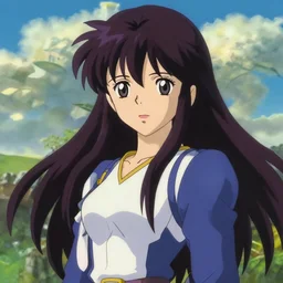 portrait of arcueid brunestud from tsukihime, studio ghibli movie still