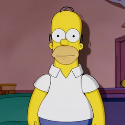 Real-life Homer Simpson, 35mm photography
