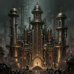 Industrial complex, horror sccene,, intricate, elegant, volumetric lighting, digital painting, highly detailed, artstation, sharp focus, illustration, concept art, ruan jia, steve mccurry