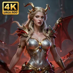 portrait of eris, the greek goddess of chaos, digital art, trending on instagram and artstation, 4 k, volumetric lighting, highly detailed