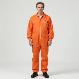 footage of nicolas sarkozy wearing an orange prisonner jumpsuit