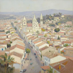 city of barata kun, oil painting, pale colors, high detail, 8 k, wide angle, trending on artstation,