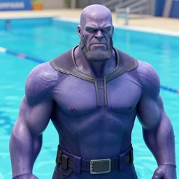 thanos on a swimming pool championship