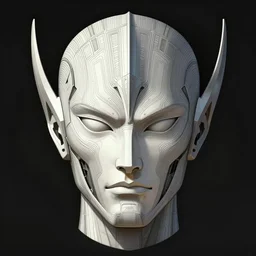 symmetry, voltron head, lines, machine face, intricate, elegant, highly detailed, digital painting, artstation, cgsociety, concept art, smooth, sharp focus, illustration, art by artgerm and greg rutkowski and alphonse mucha, 8 k