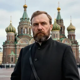 russian emperor nicholas ii against the backdrop of the kazan cathedral in st. petersburg digital art, 8 k, character, realism, portrait