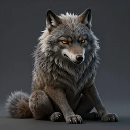 cute handsome cuddly burly surly relaxed calm werewolf from van helsing unreal engine hyperreallistic render 8k character concept art masterpiece screenshot from the video game the Elder Scrolls V: Skyrim