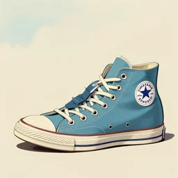 converse sneakers concept art, shoes designed by studio ghibli