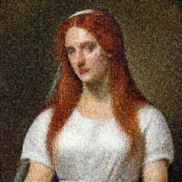 an beautiful nurse in a white dress and short sleeves with red long wet flowing hair and shiny wet skin, by John Everett Millais and Dante Gabriel Rossetti and John Collier and john william waterhouse, pre-raphaelite, detailed, trending on artstation, hd, masterpiece