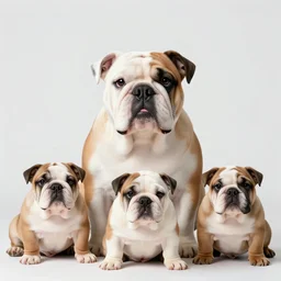 pretty model, bulldog puppies : : by martine johanna and simon stalenhag and chie yoshii and casey weldon and wlop : : ornate, dynamic, particulate, rich colors, intricate, elegant, highly detailed, vogue, harper's bazaar art, fashion magazine, smooth, sharp focus, 8 k, octane render,