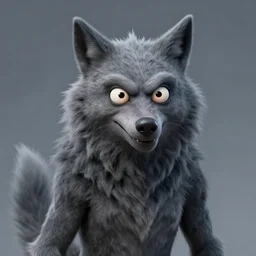 muppet of a grey werewolf