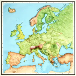 the map of Europe in 1939