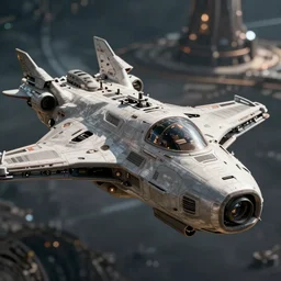 detailed sci - fi concept art of a detailed and hi - tech space ship, depth of field background, artstation, award - winning realistic sci - fi concept art by greg rutkowski and yoshitaka amano, in the style of james gurney.