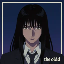 simple concept art portrait of, ‘ the old god ’. an award winning yoshitaka amano digital art poster, by james gurney and gerhard richter. art by takato yamamoto. masterpiece, deep colours.