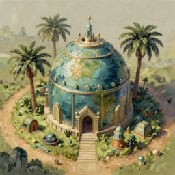 environment concept art by jama jurabaev, extremely detailed, trending on artstation, high quality, brush stroke