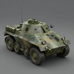 concept art of small military battle vehicle by Dawid Michalczyk