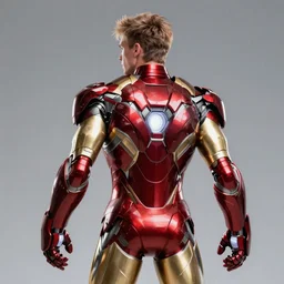 young ozzy osbourne as iron man, marvel movie poster artwork, unreal engine, dynamic back lighting
