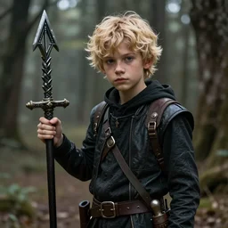 young blonde boy fantasy thief inspired by the farseer trilogy