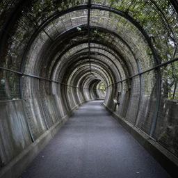 endless looping tunnel