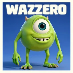 a poster of mike wazowski, trending on artstation unreal engine 5.