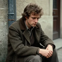 eric zemmour as a hobo circa 1 9 6 0, sad, cine still, movie still, 8 k