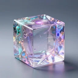 product rendering for a mystical ethereal cube, alien, futuristic, scifi, octane render, award winning