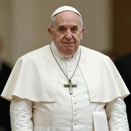 perfect photograph of the fattest pope imaginable