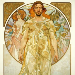 tom hardy, futurism, character design, painting by gaston bussiere, greg rutkowski, artgerm, alphonse mucha, trending on artstation
