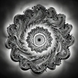 fractal by mc escher, artstation, volumetric lighting, perfect, high detail