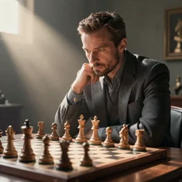 mark ruffalo playing chess