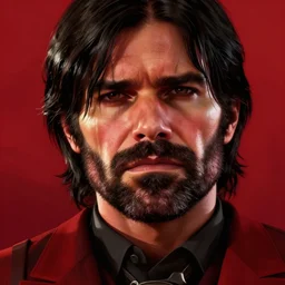 dreamy portrait of arthur morgan from red dead redemption with sharp eyes, upper body visible, ultra realistic, highly detailed, hd, sharp focus, cinematic lighting, mood lighting, realistic, photorealistic, vivid colors, photograph, digital art, non blurry, sharp, artstation, concept art, smooth, illustration