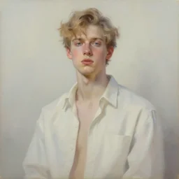 a beautiful man, aesthetic, oil painting, pale colors, high detail, 8 k, wide angle, octane render, trending on artstation,